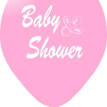 Baby Shower balónek světle růžový holka